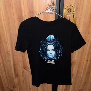 Jack White Black Graphic Short Sleeve Tee